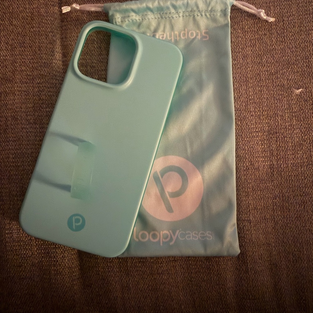 Loopy Case Aqua Blue Phone Case